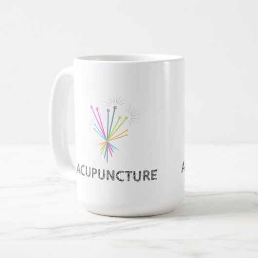 Tasse Acupunctuur, acupunctuurcadeau Koffiemok (Voorkant links)