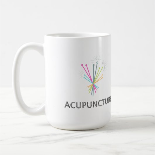 Tasse Acupunctuur, acupunctuurcadeau Koffiemok (Links)