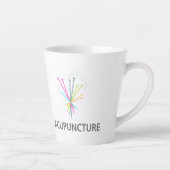 Tasse Acupunctuur, acupunctuurcadeau Latte Mok (Rechts)