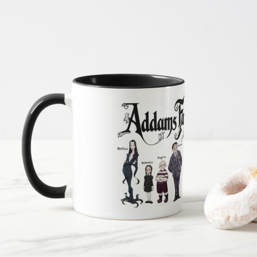 Tasse Adams family Mok (Met donut)