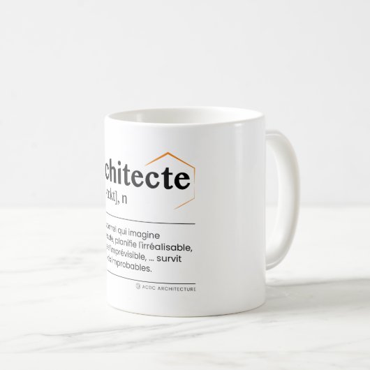 Tasse Architect Koffiemok (Voorkant rechts)