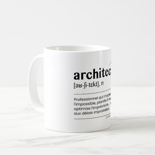 Tasse Architect Koffiemok (Voorkant links)
