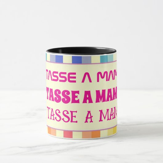 Tasse avec texte modifiable mok (Midden)