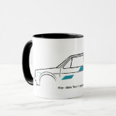Tasse | Becher | Youngtimer | RetroCar | 90er Mok (Voorkant links)