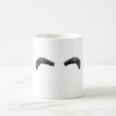 Tasse Blanche Sourcils Noirs Koffiemok (Center)