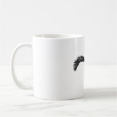 Tasse Blanche Sourcils Noirs Koffiemok (Links)