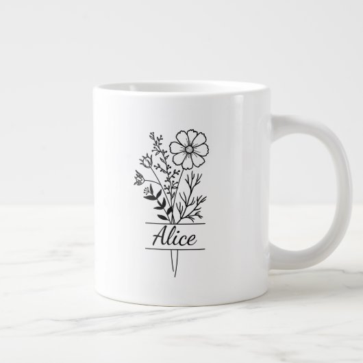 Tasse Bouquet de Fleurs, voornaam Grote Koffiekop (Rechts)