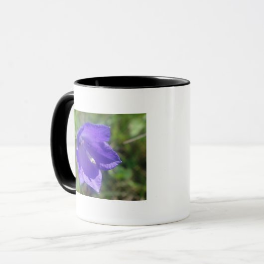 Tasse braue Glockenblume Mok (Voorkant links)