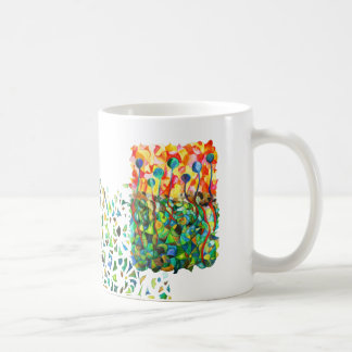 Tasse bunt Mosaik Puzzle Koffiemok