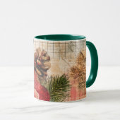 Tasse Christmas Collage Junk Journal Var06 Mok (Voorkant rechts)