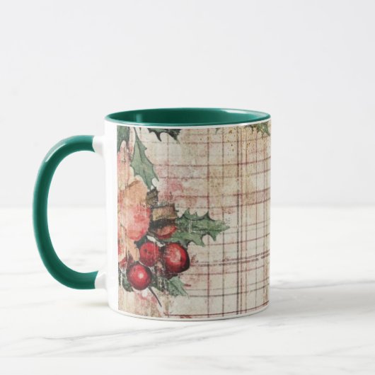 Tasse Christmas Collage Junk Journal Var09 Mok (Links)