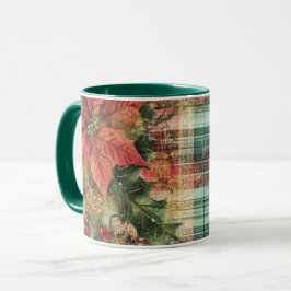 Tasse Christmas Collage Junk Journal Var13 Mok