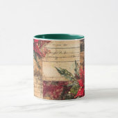 Tasse Christmas Collage Junk Journal Var18 Mok (Midden)