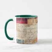 Tasse Christmas Collage Junk Journal Var20 Mok (Links)