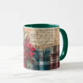 Tasse Christmas Collage Junk Journal Var21 Mok (Voorkant rechts)