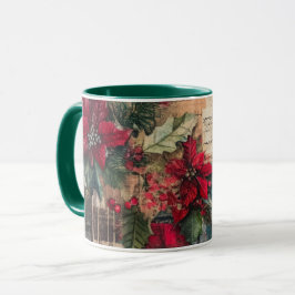 Tasse Christmas Collage Junk Journal Var21 Mok