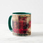 Tasse Christmas Collage Junk Journal Var22 Mok (Voorkant links)