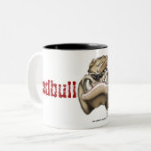 Tasse (cup) Redbull kennels Tweekleurige Koffiemok (Voorkant links)