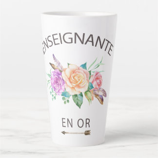 Tasse de café enseignante en latte mok