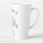 Tasse de café fleurs éducatrice en or latte mok (Rechts)