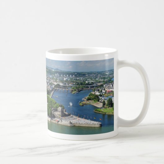 Tasse deutsches Eck in Koblenz Koffiemok (Rechts)