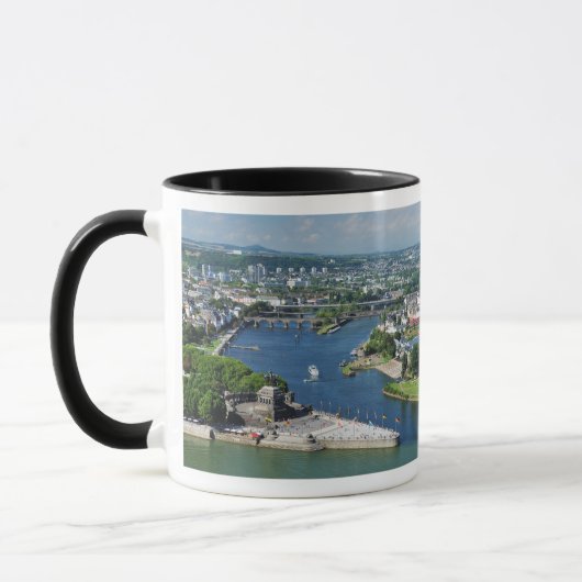 Tasse deutsches Eck in Koblenz Mok (Links)