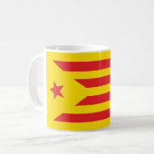 Tasse Drapeau Catalan "Serenya" Koffiemok (Voorkant links)
