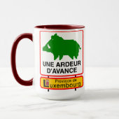 Tasse - Dubbele provincie Luxemburg Mok (Links)