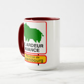 Tasse - Dubbele provincie Luxemburg Mok (Voorkant links)