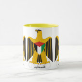 Tasse Embleem van Palestina Mok (Midden)