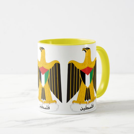 Tasse Embleem van Palestina Mok (Voorkant rechts)