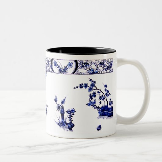 Tasse Faience Tweekleurige Koffiemok (Rechts)