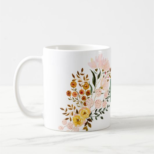 Tasse fleurs koffiemok (Links)