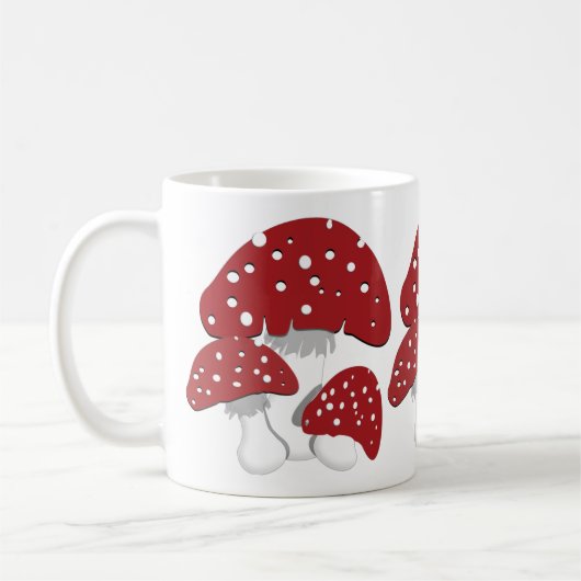 Tasse Fliegenpilze Koffiemok (Links)