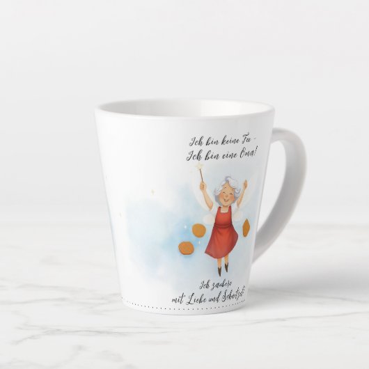 Tasse für Oma - Food Collection Latte Mok (Rechterhoek)