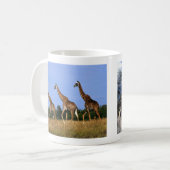 Tasse Giraffen Gruppe Koffiemok (Voorkant links)