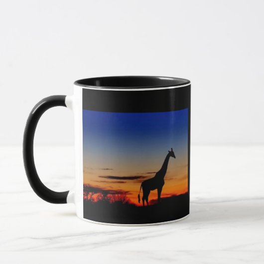 Tasse Giraffen Sonnenuntergang Mok (Links)