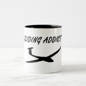 Tasse Gliding Addict Tweekleurige Koffiemok (Center)