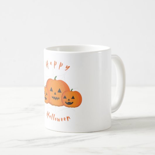 Tasse Happy Halloween Koffiemok (Voorkant rechts)