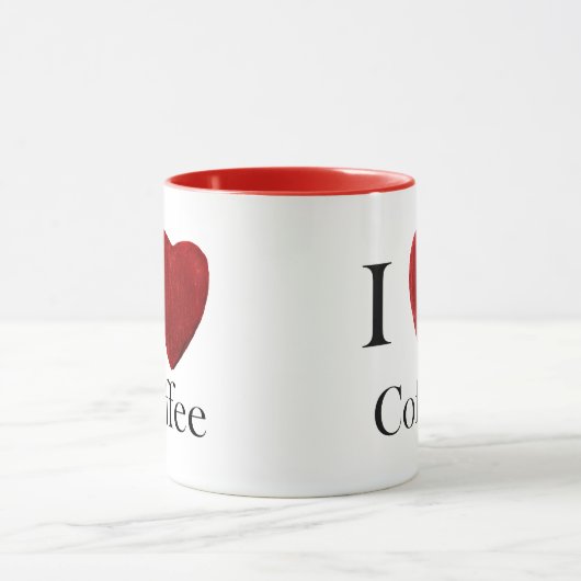 Tasse I love Coffee Mok (Midden)