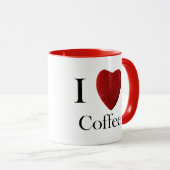 Tasse I love Coffee Mok (Voorkant rechts)