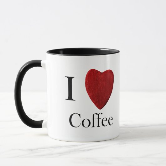 Tasse I love Coffee Mok (Links)