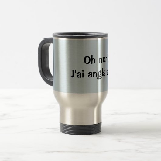 Tasse, ik heb Engels Reisbeker (Voorkant links)