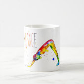 Tasse im Yoga-Aquarell-Design Koffiemok (Center)