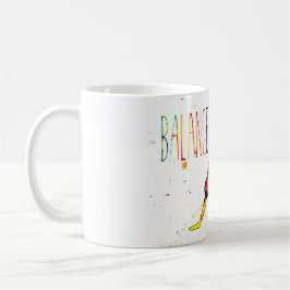 Tasse im Yoga-Aquarell-Design Koffiemok
