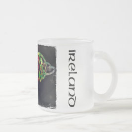 Tasse, keltischer Knoten, Irland, bunt Matglas Koffiemok