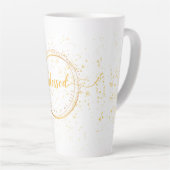 Tasse latte Dorée/Citation De Café Blessed Latte Mok (Rechterhoek)