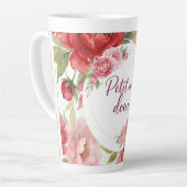 Tasse latte florale Petit mot doux Latte Mok (Linkerhoek)