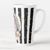 Tasse Latte Groß Snowman and Stripes Var02 Mok (Rechts)
