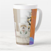 Tasse latte latte mok (Rechterhoek)